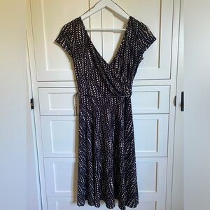 London Times Black Dress Sz8